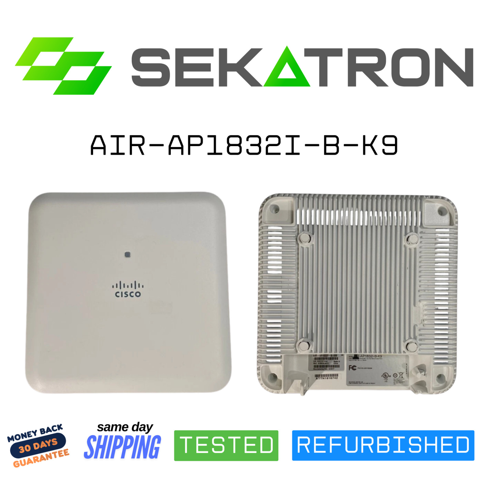 📶 Cisco AIR-AP1832I-B-K9 | Dual-Band 802.11ac Wave 2 Access Point ⚡FastShip
