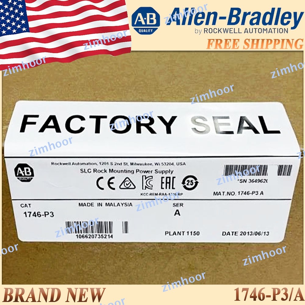 1PC New Sealed AB 1746-P3/A Power Supply 1746P3 Free Ship 1746-P3 SerA US Stock