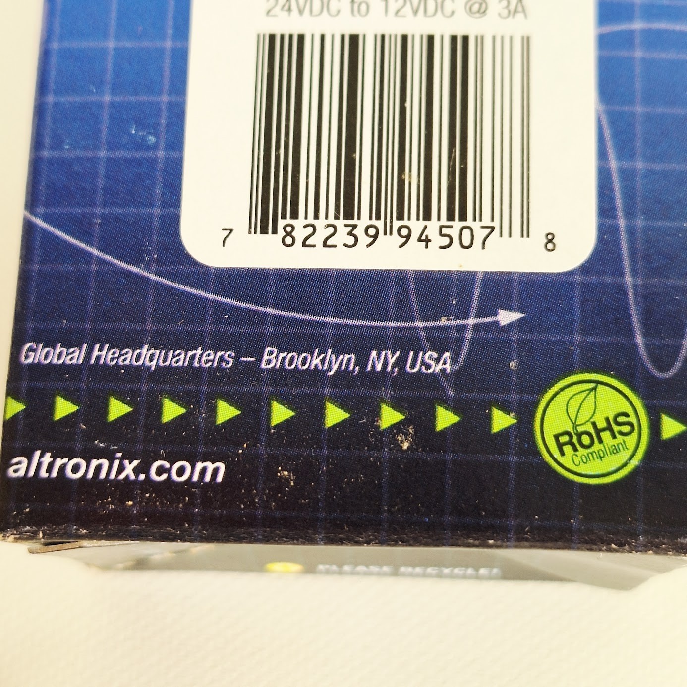 Altronix VR4T Power Conversion Module - 24VDC to 12VDC @ 3A Voltage Regulator