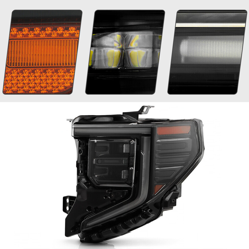 Fits For 2022-2024 GMC Sierra 1500 Elevation Pro SLE Full LED Headlight Driver