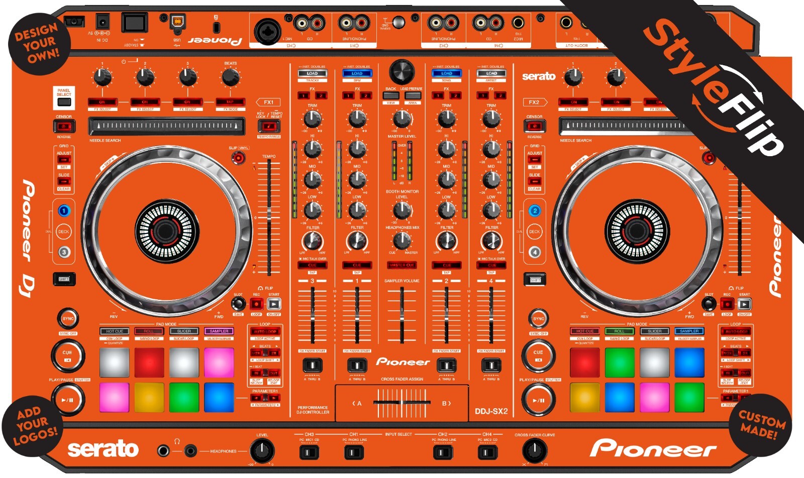 Pioneer DDJ-SX2 Skin |  Custom  | Protective Decal | StyleFlip Skins