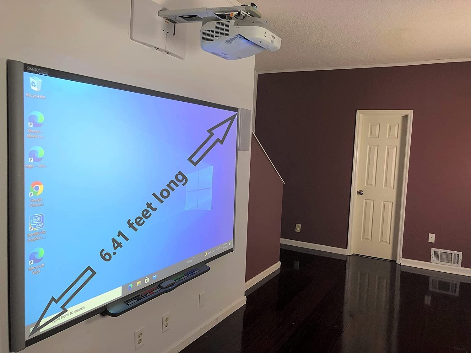 Interactive whiteboard system SB680 for school