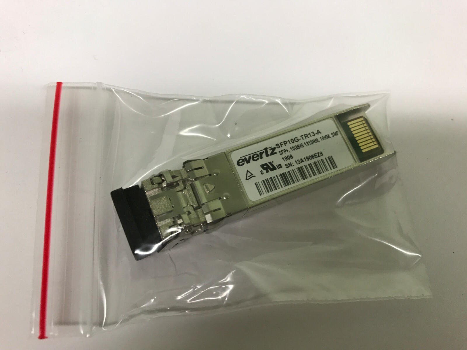 Evertz SFP10G-TR13S / 10G SFP+ 1310nm 10KM / SMF 1906 Tranciever Module