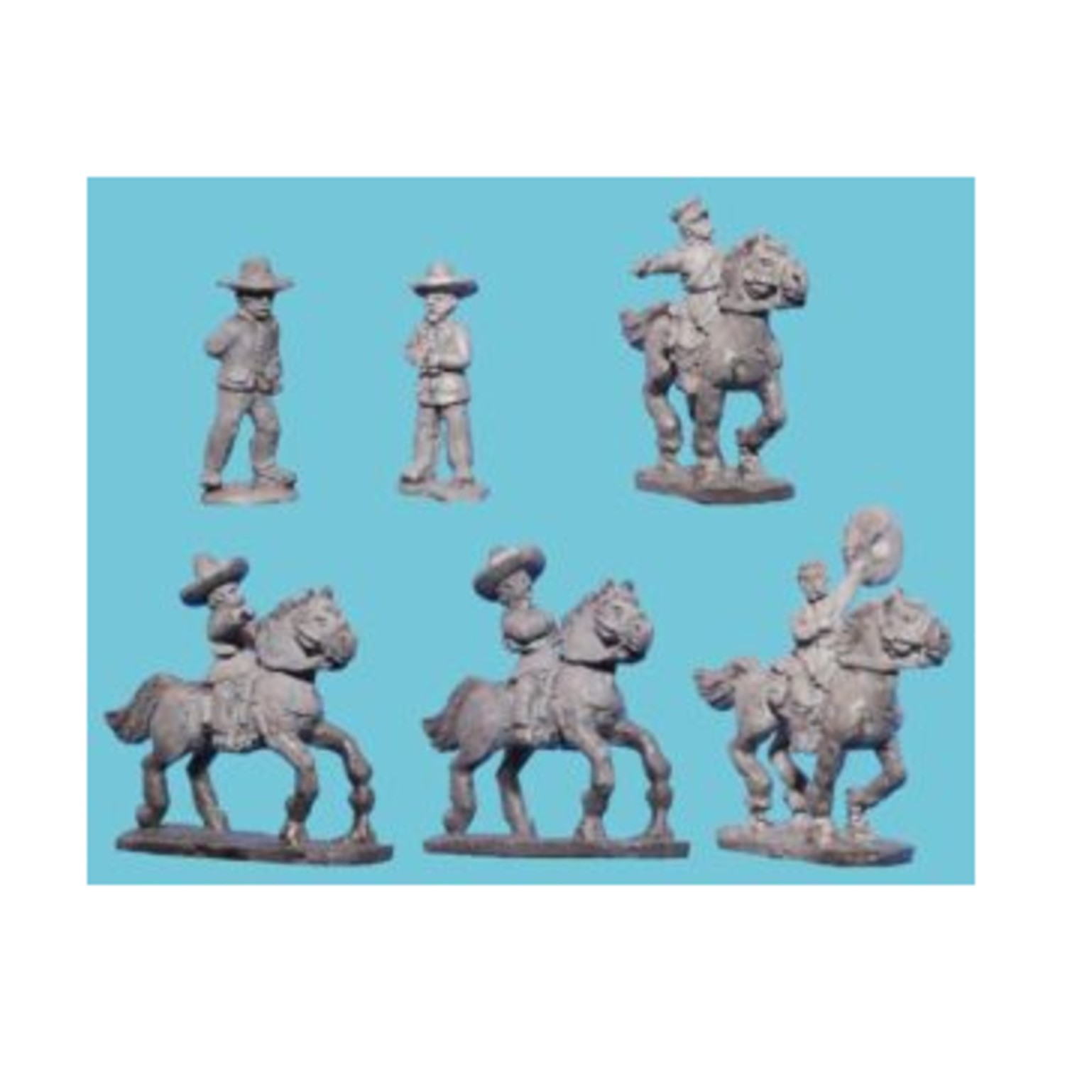 Old Glory Historical Minis 15mm Mexican Personalities Pack New