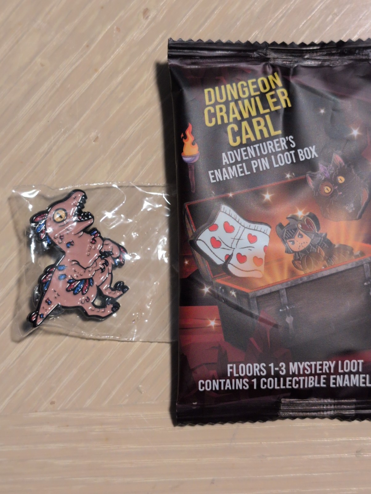 Dungeon Crawler Carl  Baby Mongo Enamel Pin – Foam Brain Games – Rare