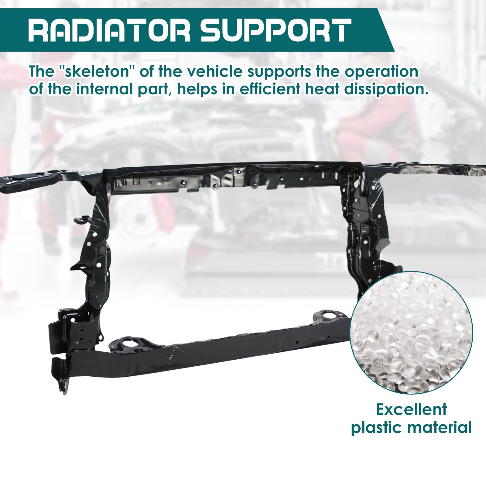 5320102330 Radiator Support Core Assembly For 2014-2019 Toyota Corolla Sedan