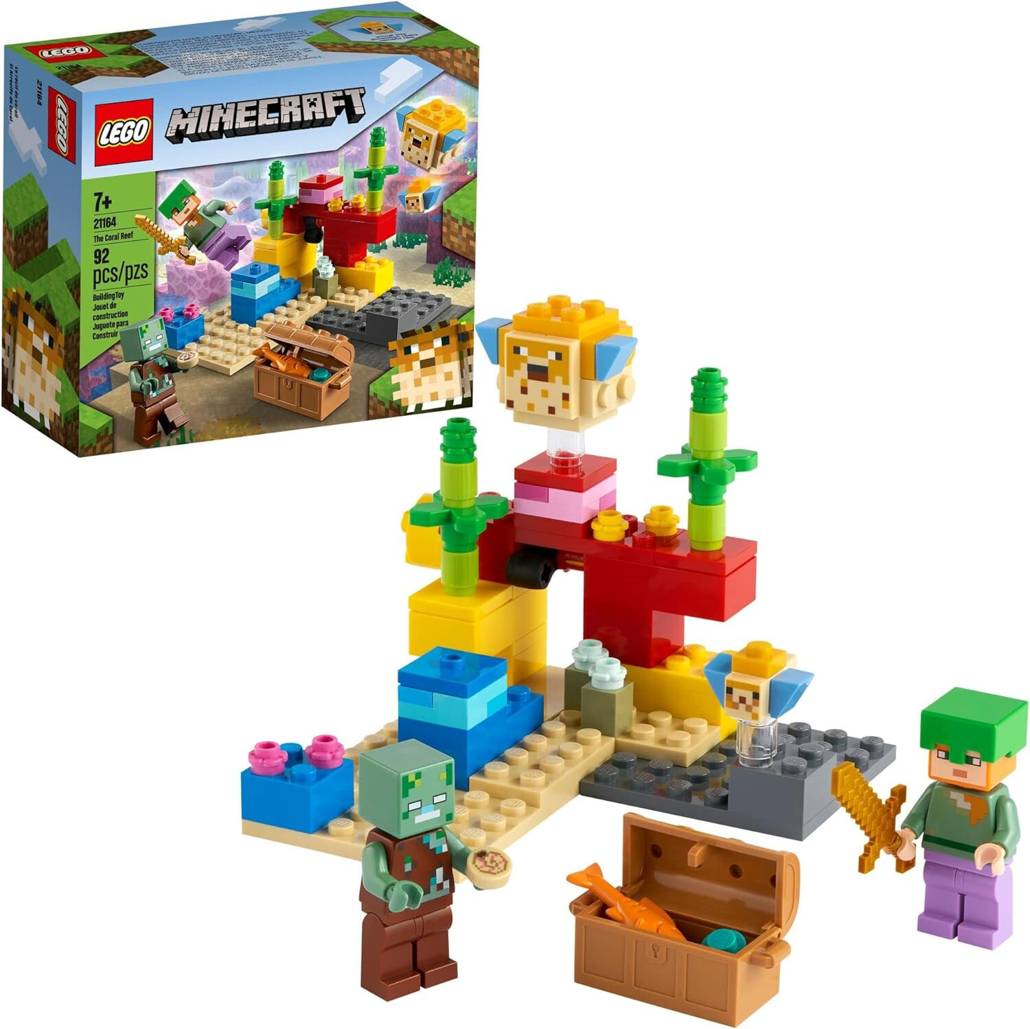 LEGO 21164 MINECRAFT: THE CORAL REEF - NEW in Damaged Box