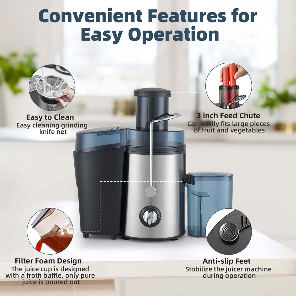 Electric Juicer Machine Juicer Extractor Machine Fruit Veg Citrus Juicer Maker