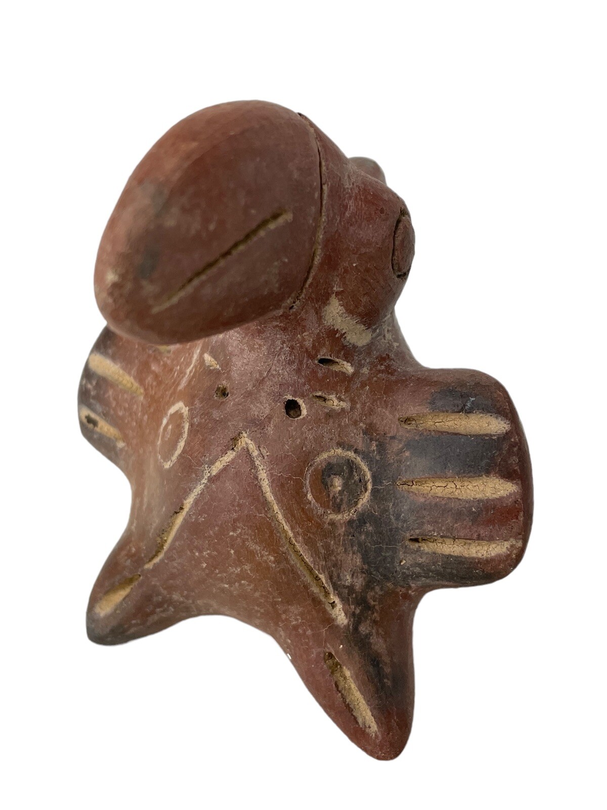 Vintage Peruvian Andean Toucan Bird Ocarina Flute