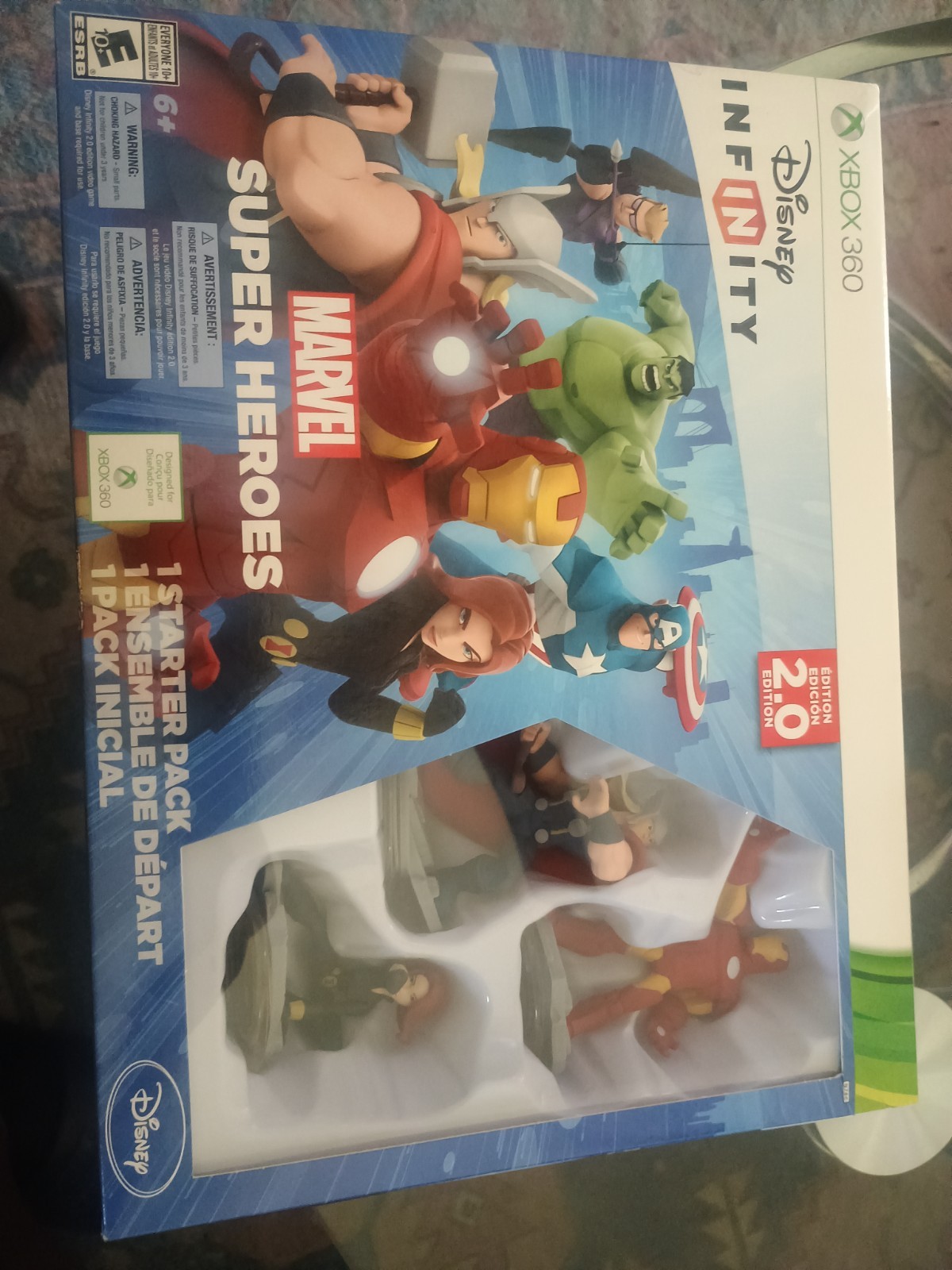 XBOX 360 Disney Infinity 2.0 Edition Marvel Super Heroes Starter Pack Sealed New