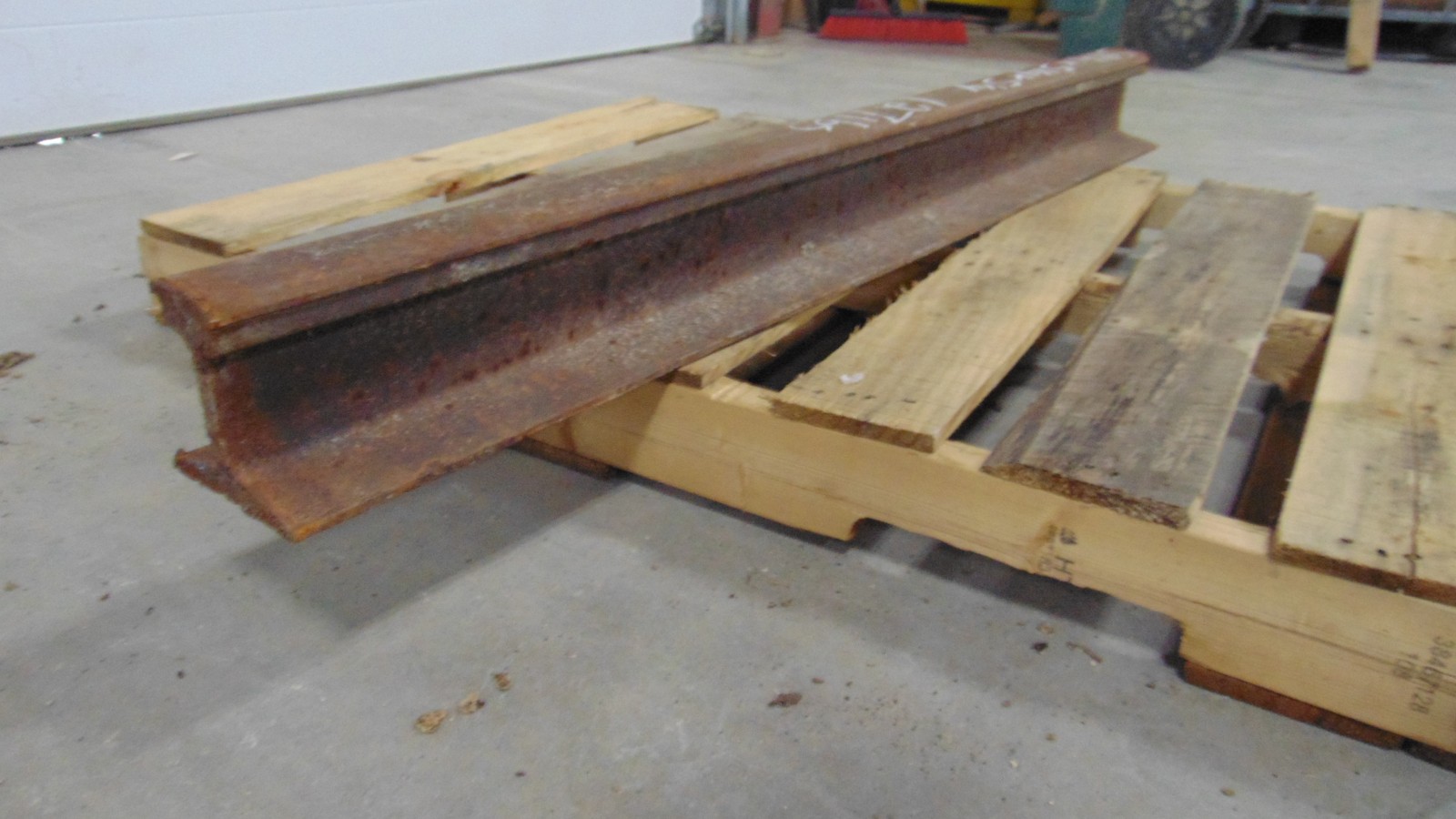 Steel Railroad Rail - 54-1/4" x 5-1/4" x 5-1/4" - Blacksmith, Anvil, Beam, Forge