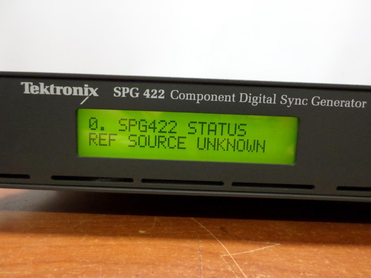 Tektronix SPG 422 Component Digital Sync Generator