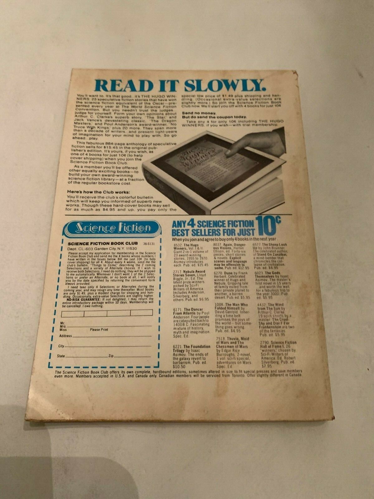 April 1973 Analog Science Fiction Science Fact Magazine