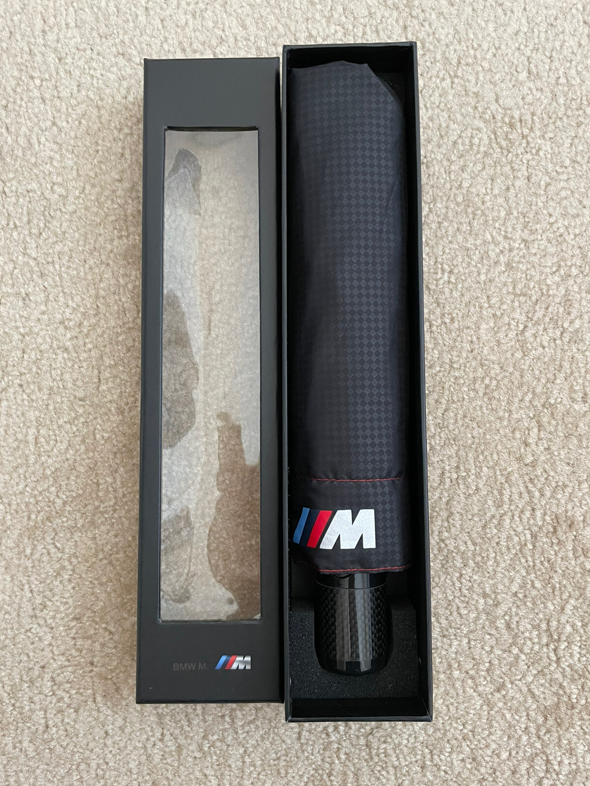 BMW M Collection Original Compact Folding Automatic Umbrella With Gift Box