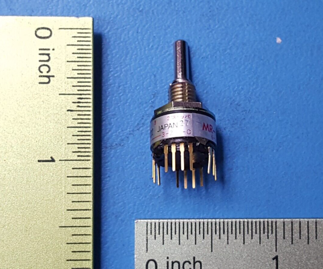 Rotary Switch , MRK206 , NKK Switch , 2 - 6 Position , 0.4VA , WITHOUT HARDWARE