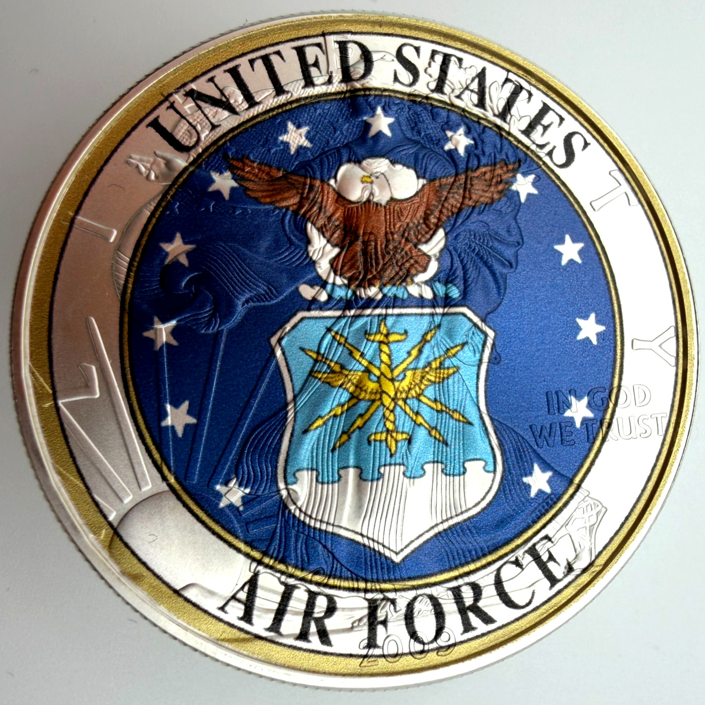 US Air Force - USAF - American Silver Eagle .999 Silver Dollar Coin Limited Ed.