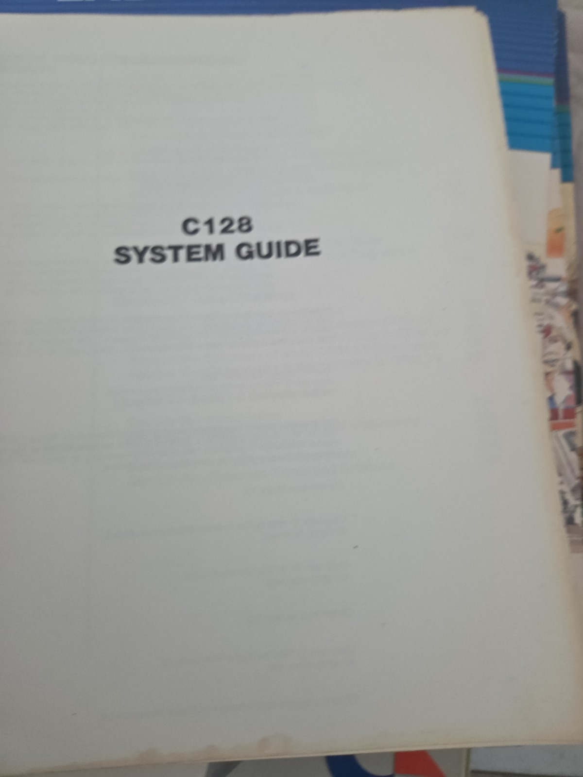 Commodore 128 Personal Computer System Guide Business Machines 1985