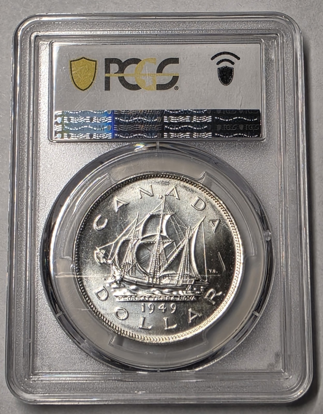 1949 Canada $1 Dollar PCGS Graded MS 66! Gold Shield W/ TrueView!