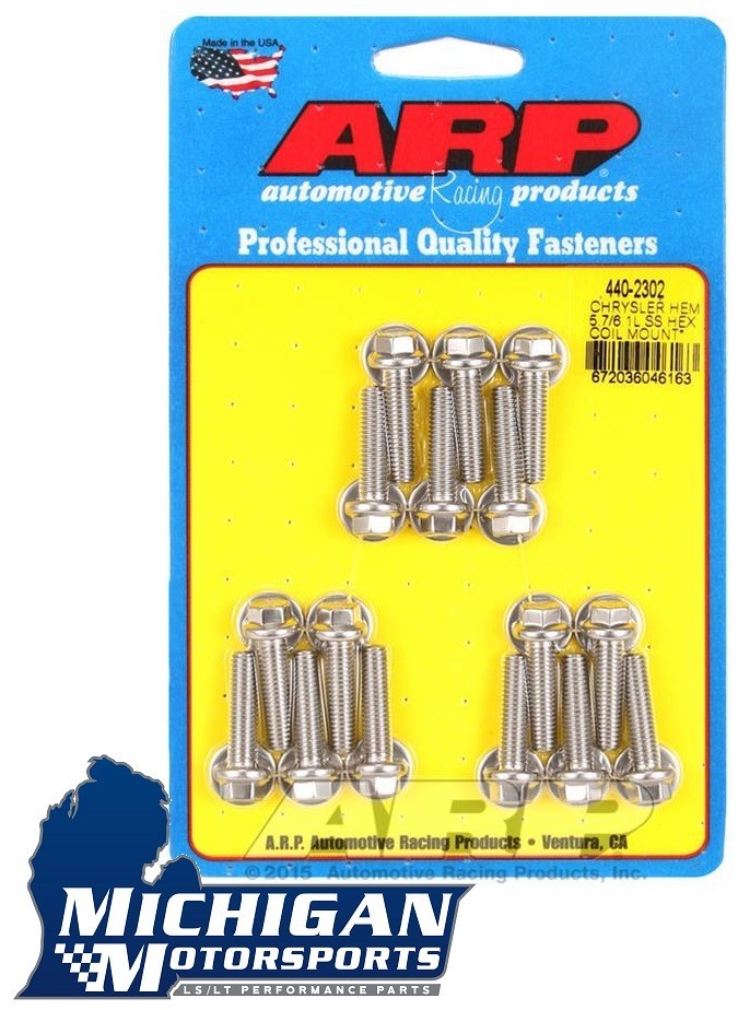 ARP 440-2302 Stainless Ignition Coil Bolts 2003+ Hemi 5.7L 6.1L 6.2L 6.4L Dodge