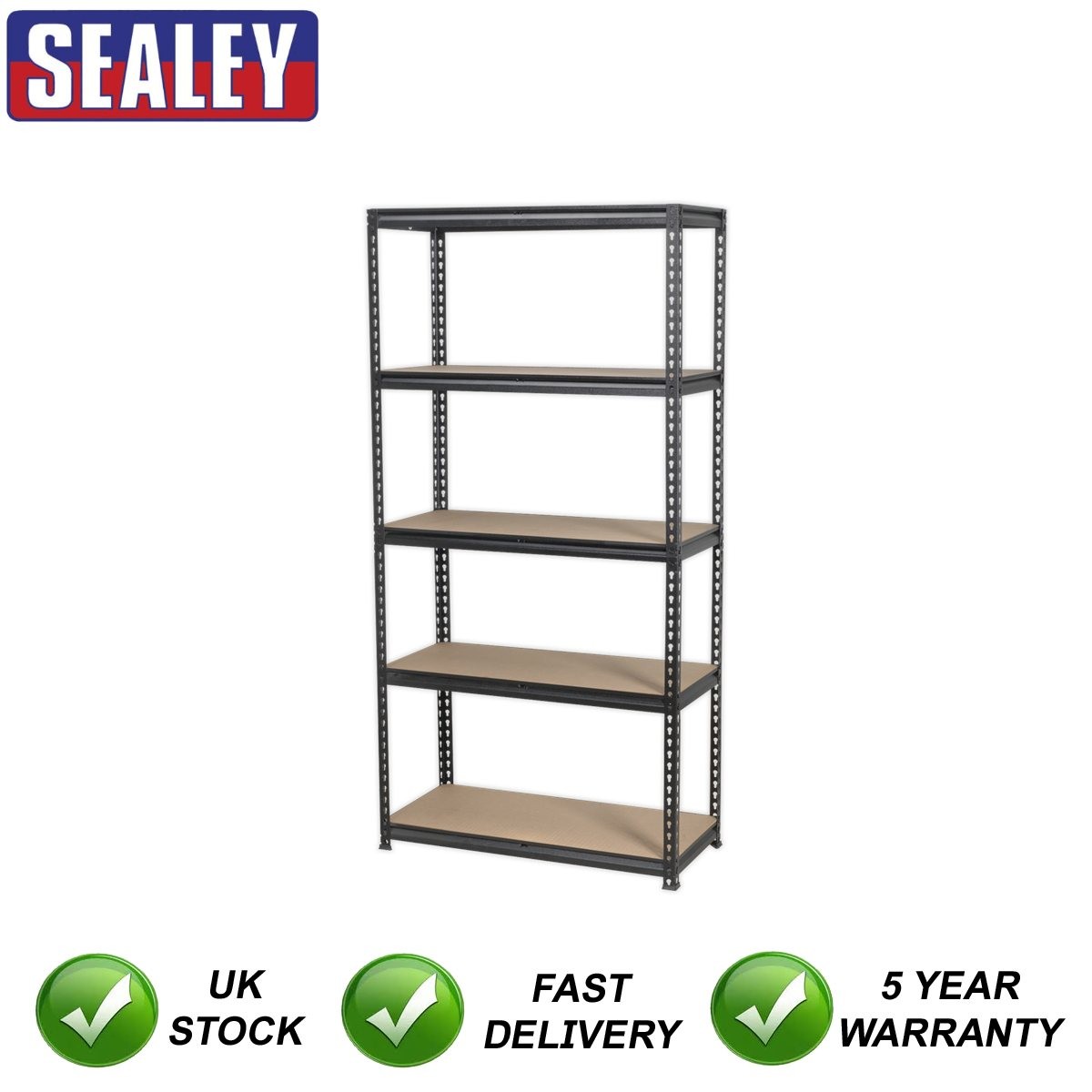Sealey 5-Level Racking Unit 200kg Capacity Per Level AP7200