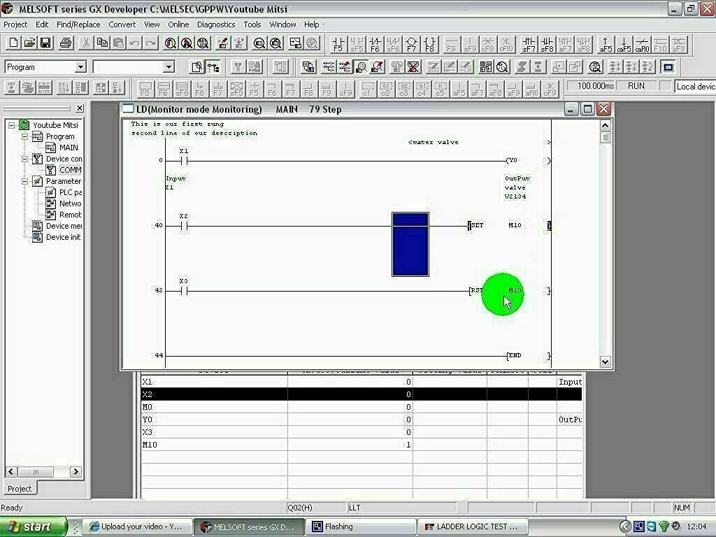 PLC Starter Kit Ladder Logic Professional Programmable Controller GX Software