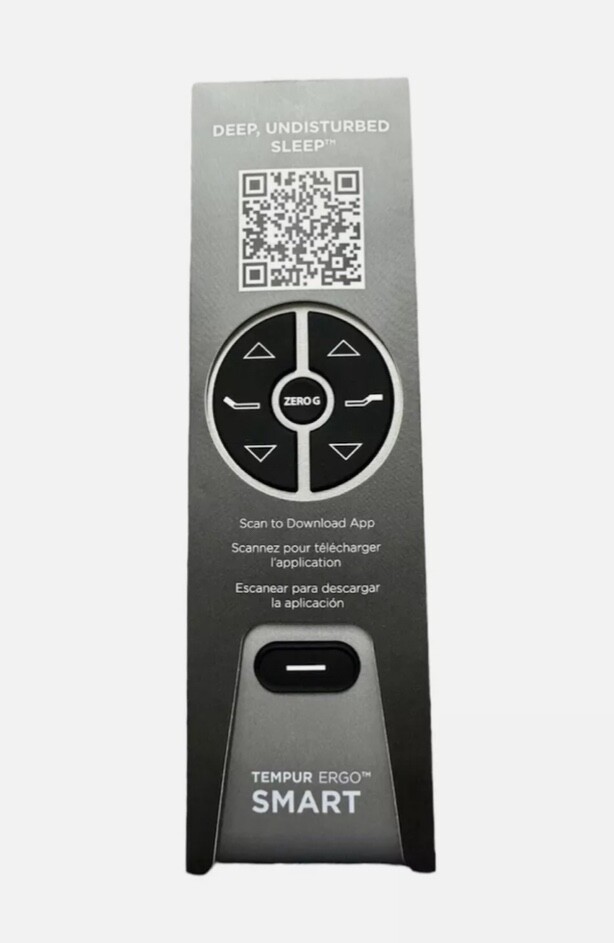 New -Tempur-pedic Ergo Smart Base Remote (Keeson RF396C jldk.111.17.01)