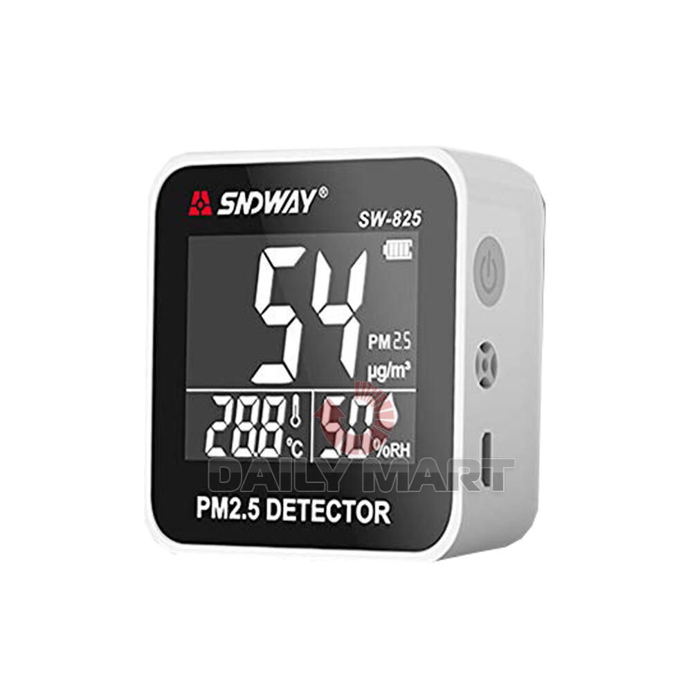 New In Box SNDWAY SW-825 PM 2.5 Detector and Temperature/Humidity Meter Screen
