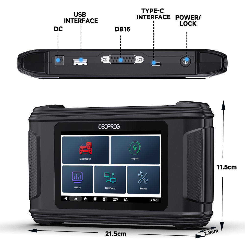 OBDPROG M500 Code Reader Mileage Odometer Correction Diagnostic Tool Oil Reset