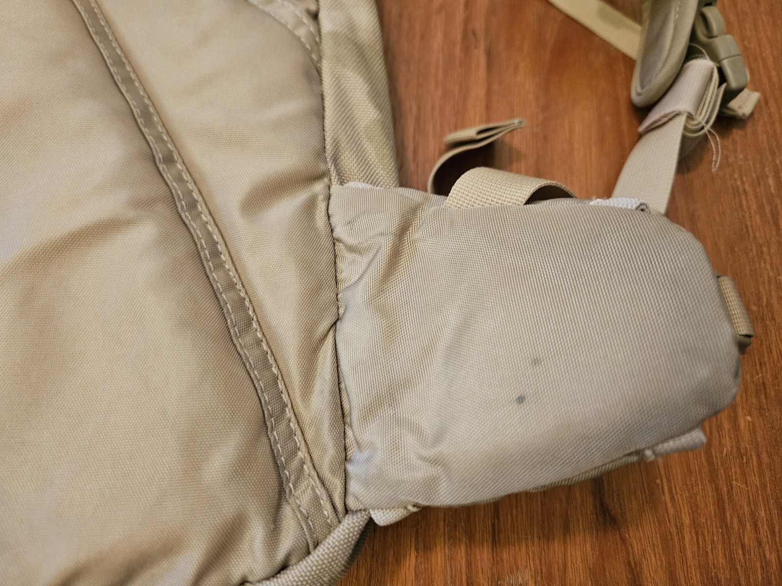 Military Camelbak Mule Hydration Backpack Desert Camo RARE - No Bladder - Patch