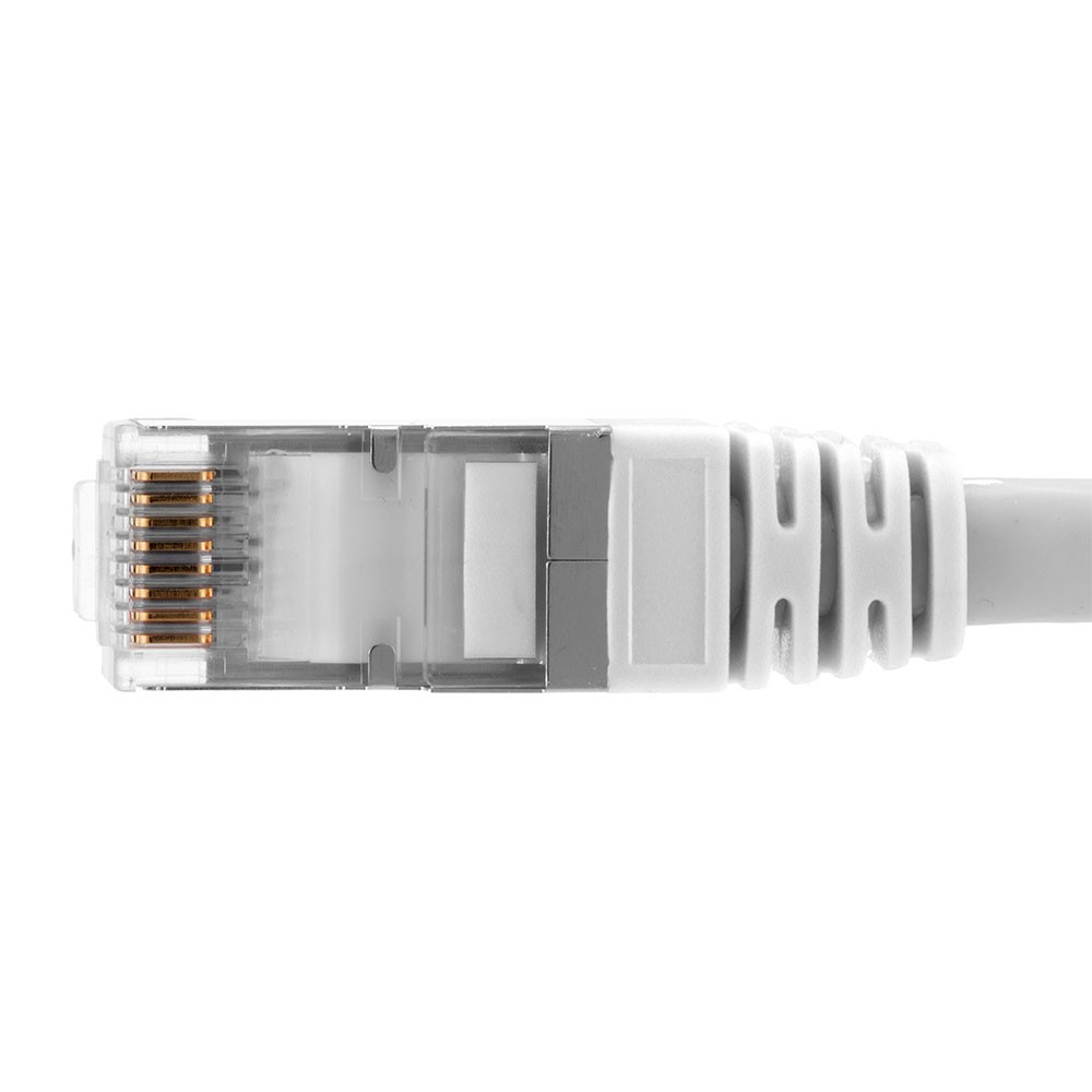 Ethernet Patch Cable CAT6A, S/FTP, 26AWG, 7 Ft, 5 pack, White