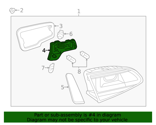 Genuine Volkswagen Socket Plate 5GM-945-260