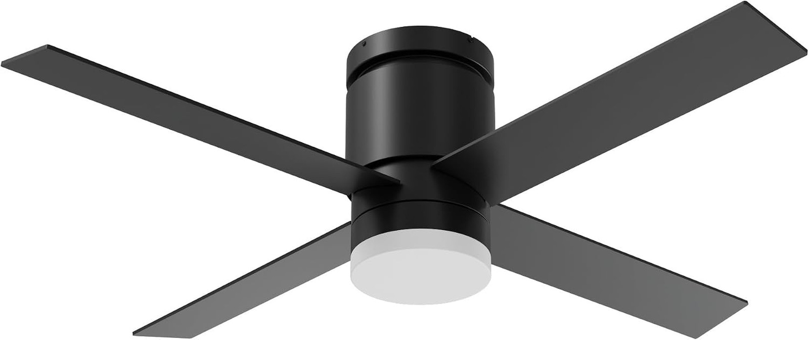 RSSN524LDCBKBK-WS Ross 52 Inch Ceiling Fan | 4  Hugger Design | Integrated LED D