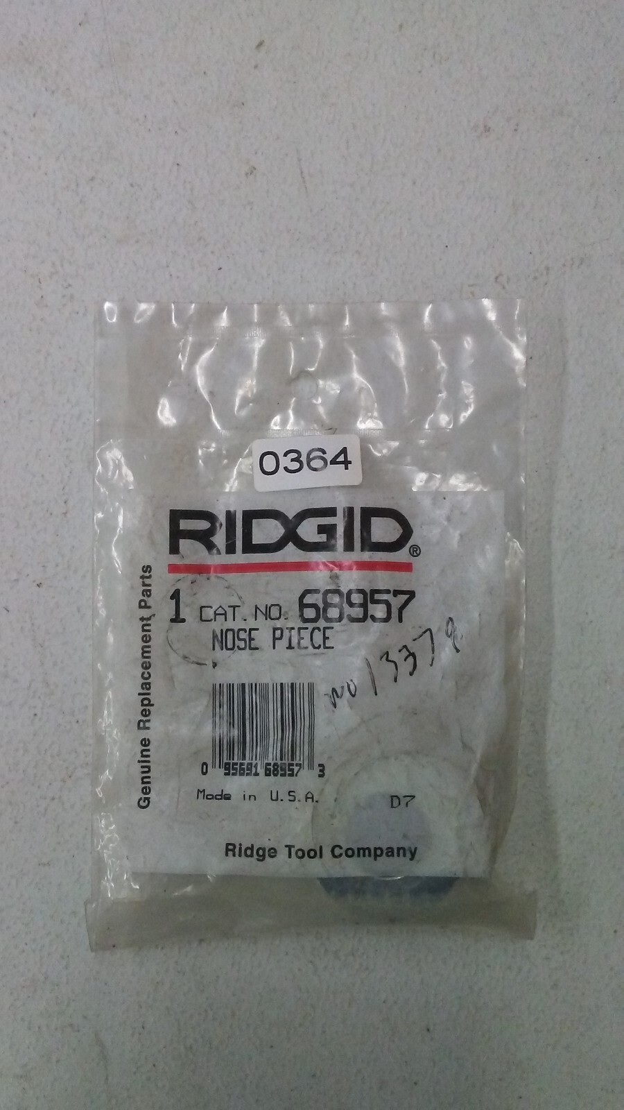 RIDGID 68957 NOSE PIECE NEW     364