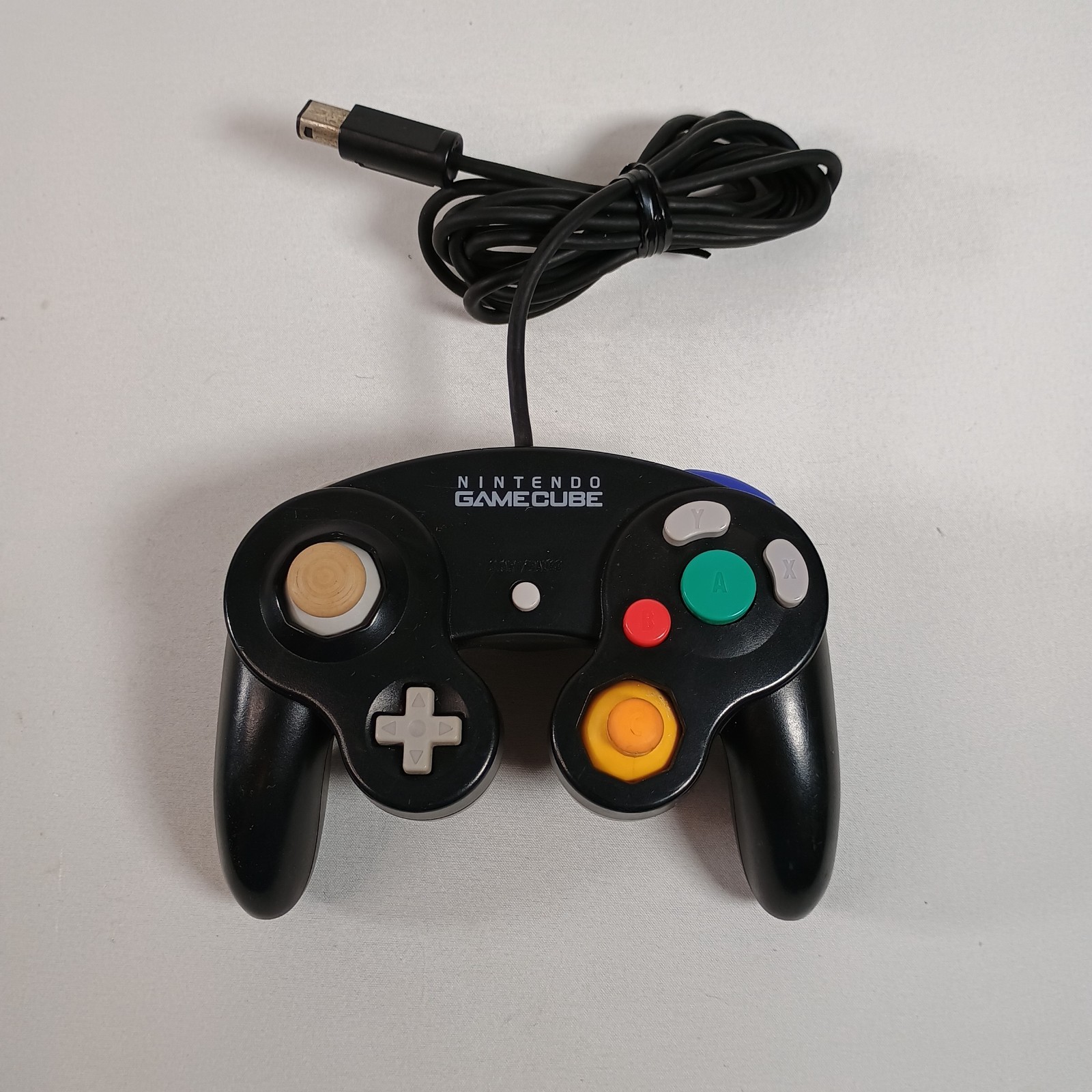 OEM Official Nintendo GameCube Controller Black DOL-003 Authentic Tested Working