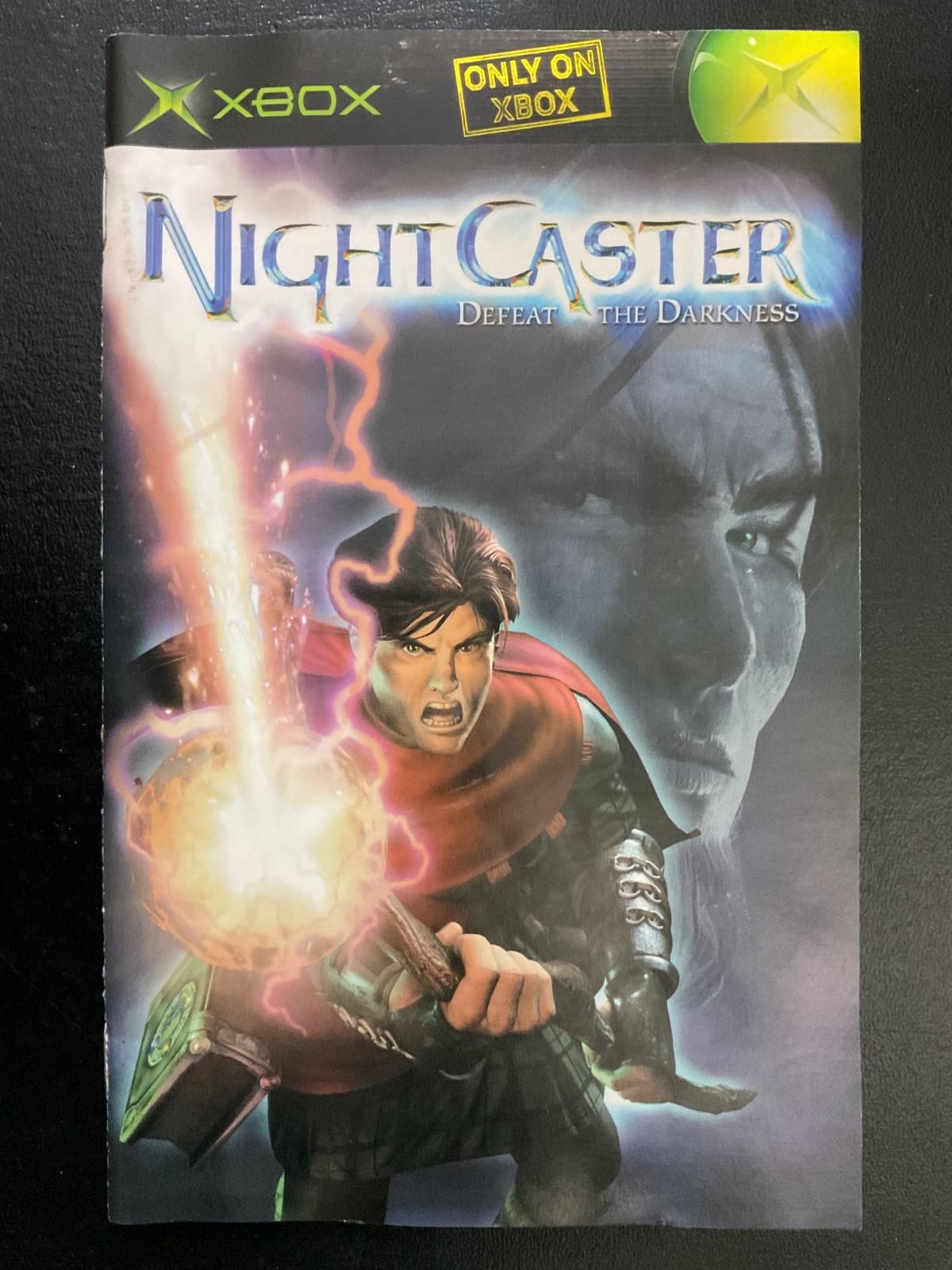 Nightcaster Microsoft Original XBOX Instruction Manual Only