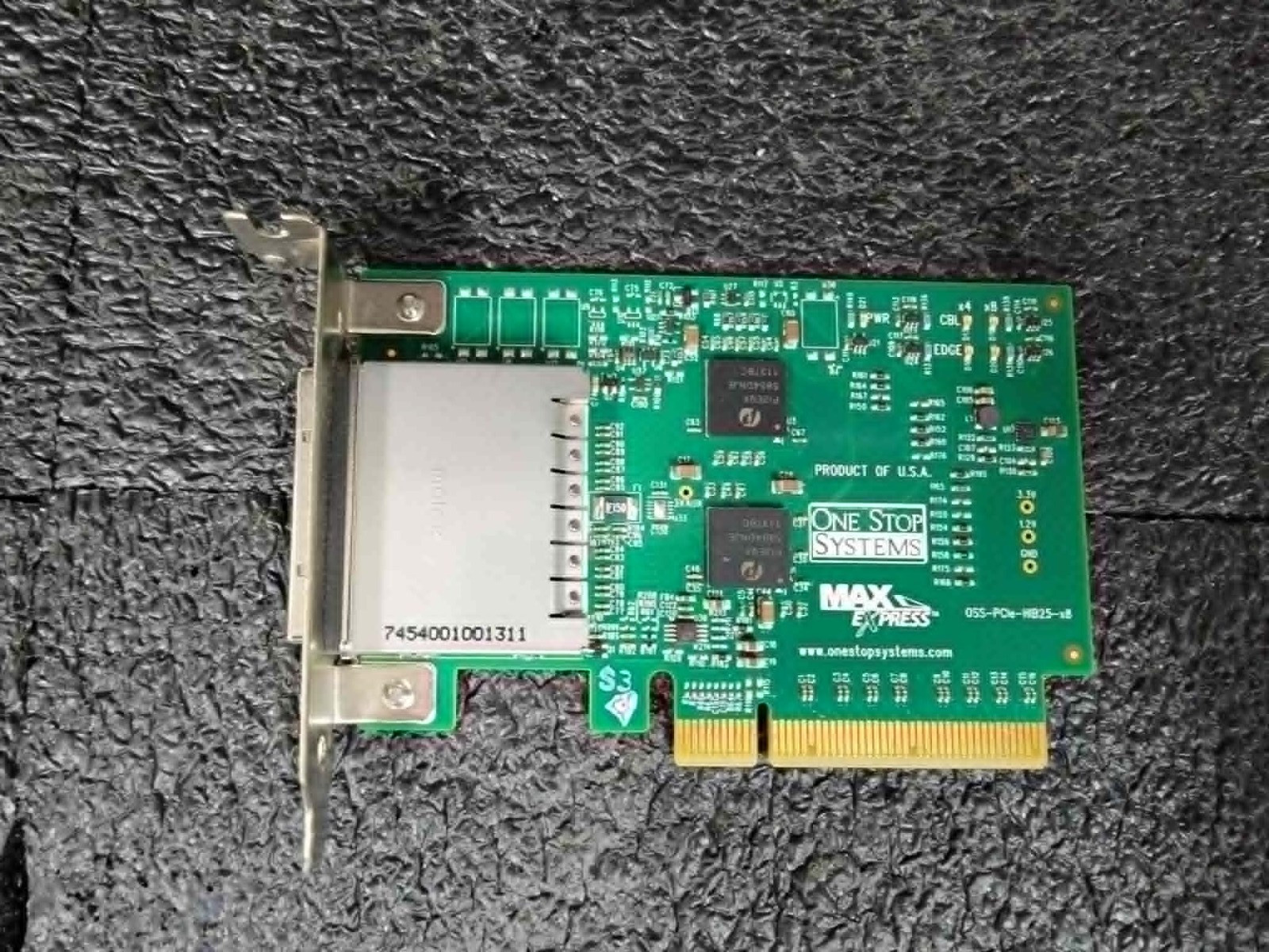 One Stop Systems PCIe x8 GEN 2 Host Cable Adapter OSS-PCIe-HIB25-x8 Low Profile