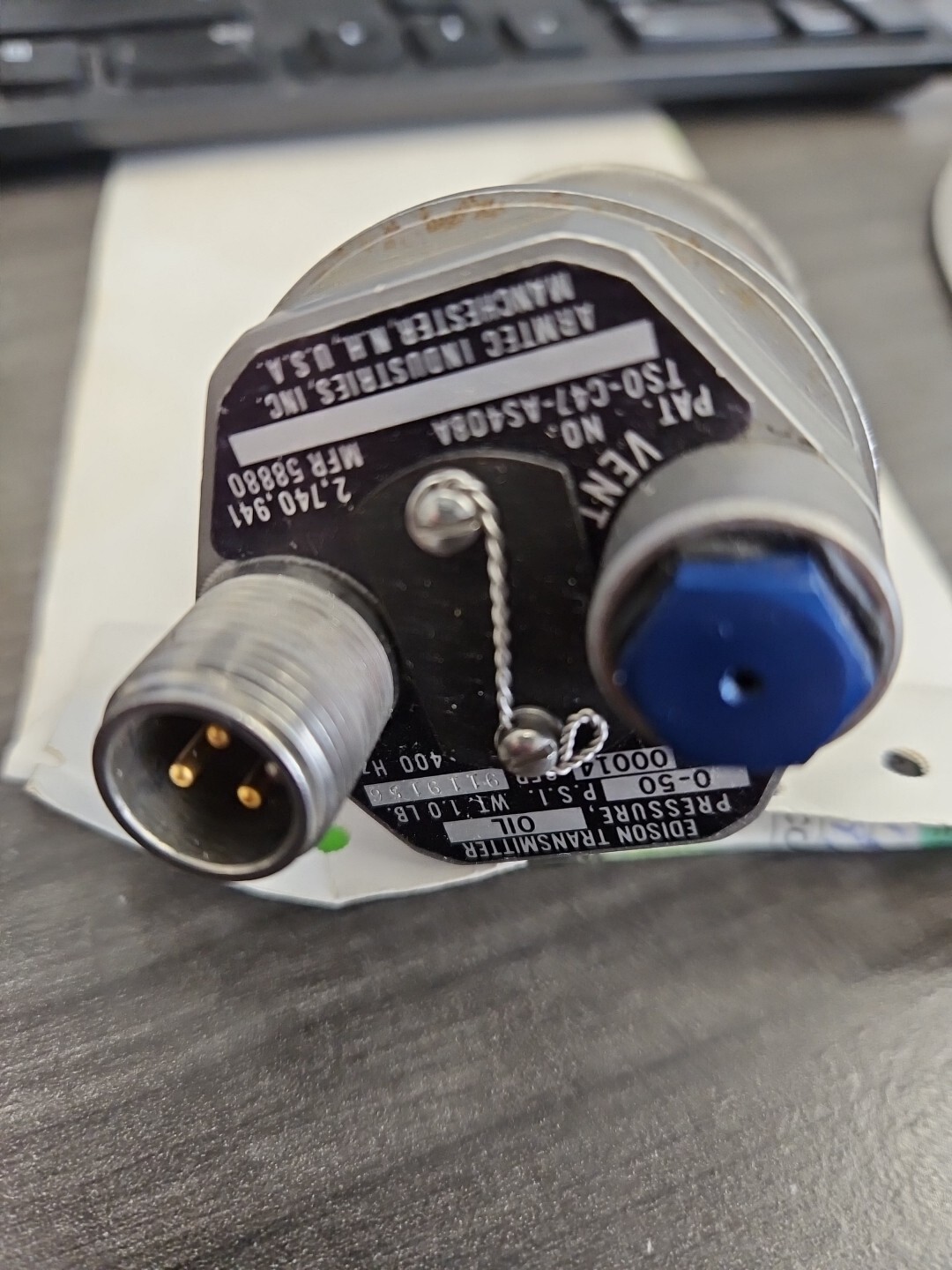 418-00014 TRANSMITTER PRESSURE OIL Free Shipping