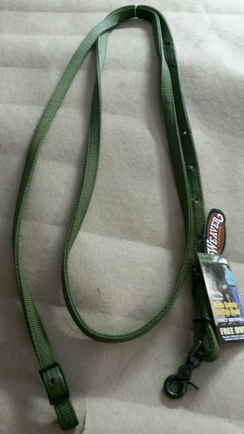 Weaver Leather roping rein cactus green #35-2038-Gr