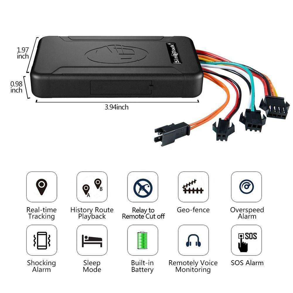 4G Hardwire Kill Switch GPS Vehicle Tracker Real Time Disable Ignition Starter
