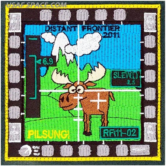 USAF 25th EXPEDITIONARY FIGHTER SQ -DISTANT FRONTIER -RED FLAG-ALASKA VEL PATCH
