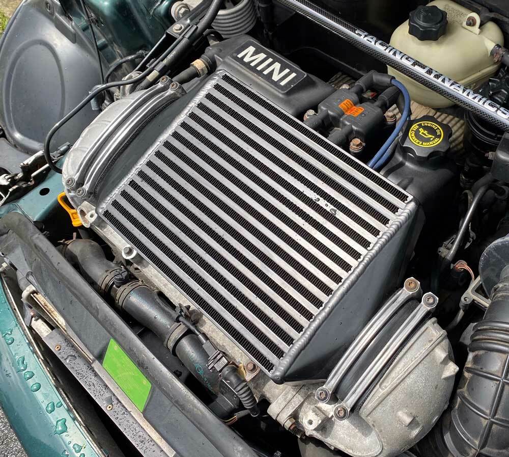 Intercooler, top mount for Mini Cooper S R53 2001-06
