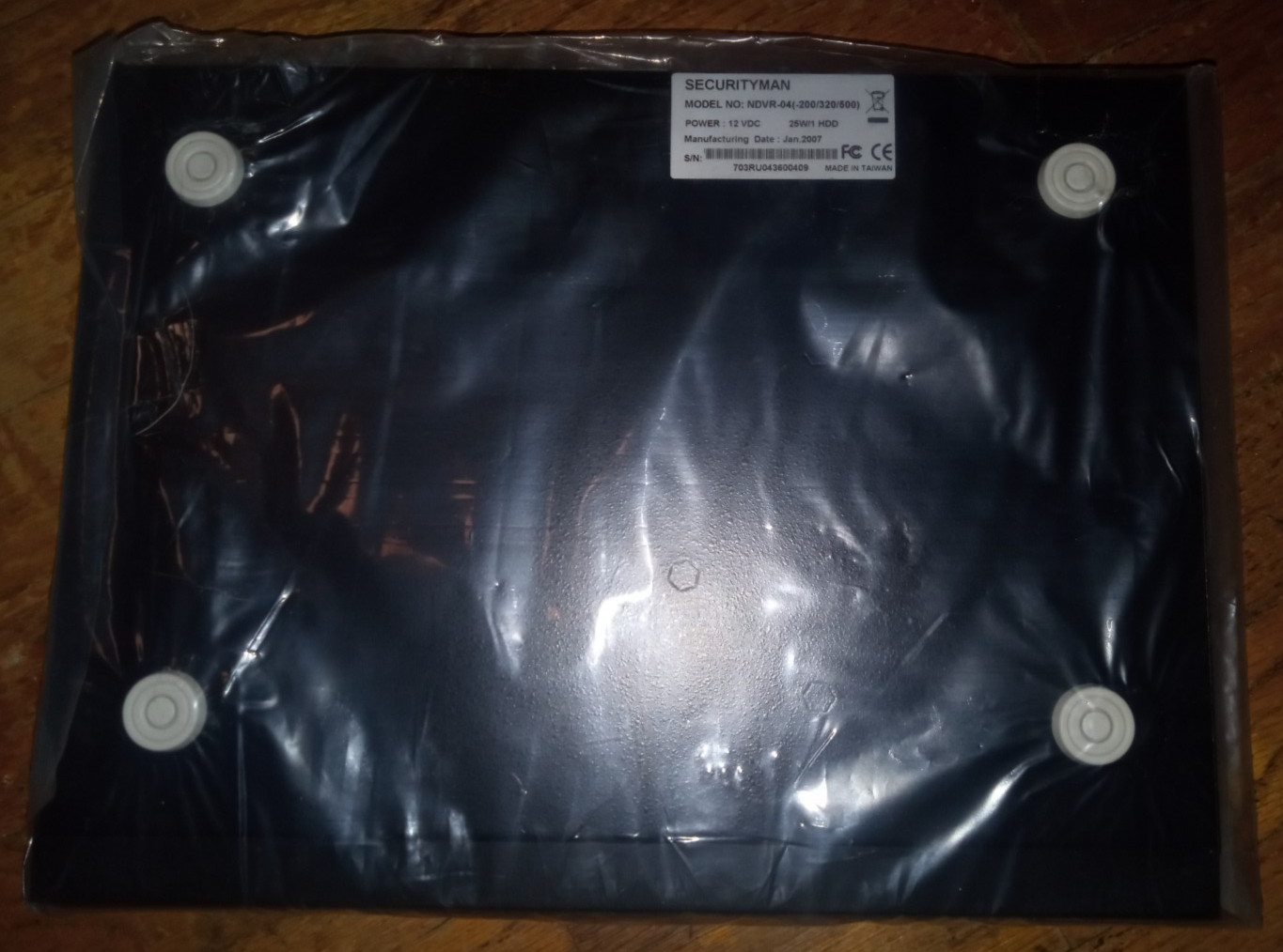 NOS SecurityMan Model NDVR-04 , 4 Ch Triplex Digital Video Recorder
