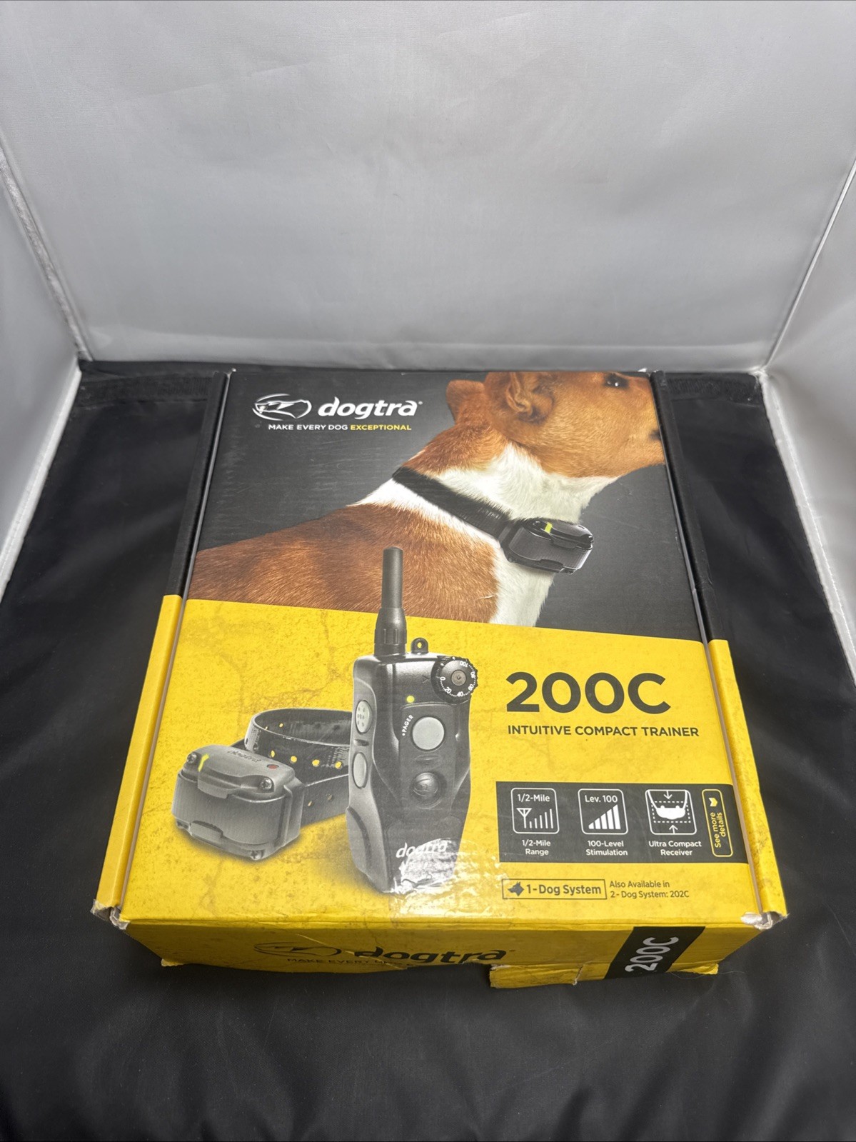 Dogtra 200C Black Dog Training Collar System Static/Shock & Vibration