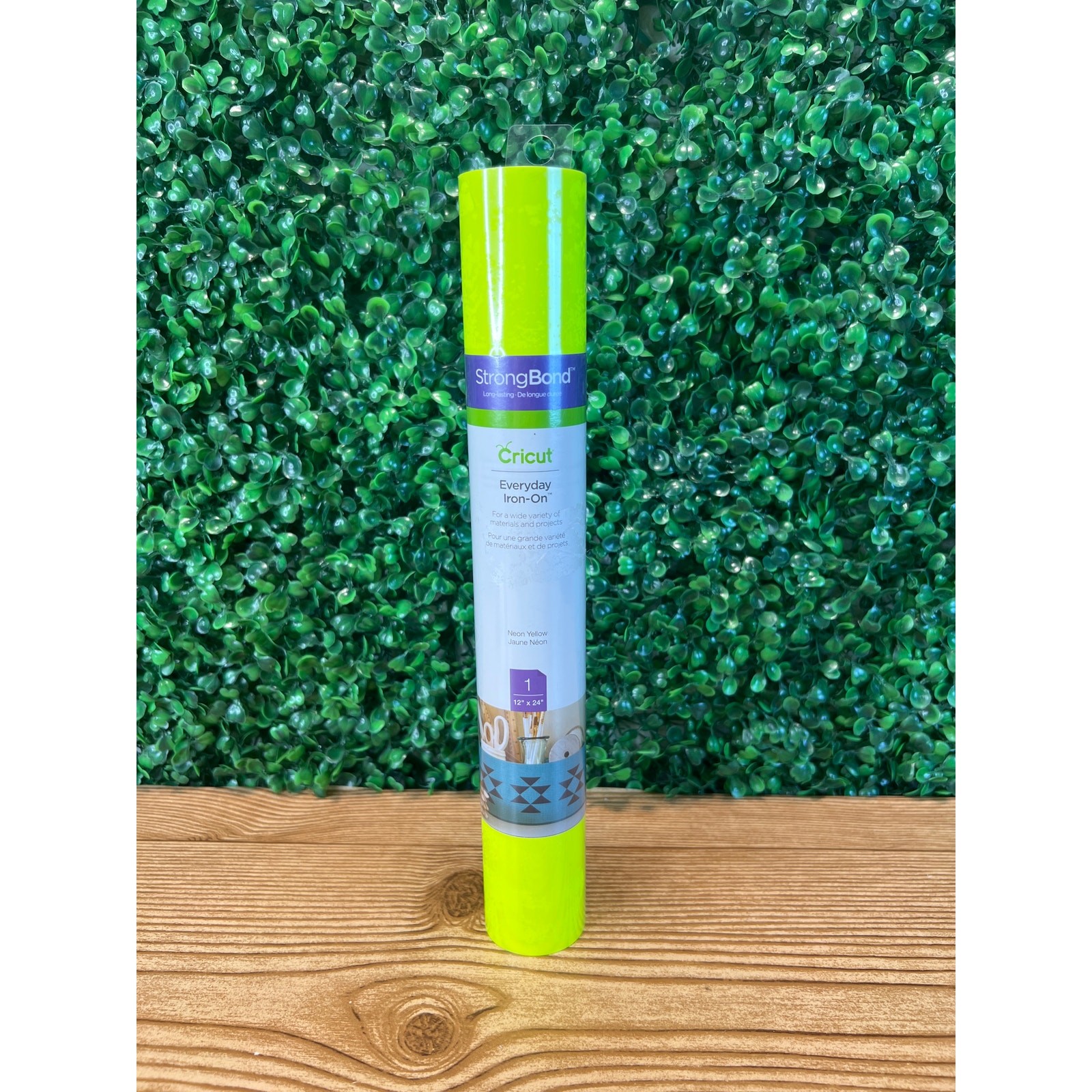 New Cricut Strong Bond Everyday Iron On Vinyl Neon Yellow DIY 80s Crafting