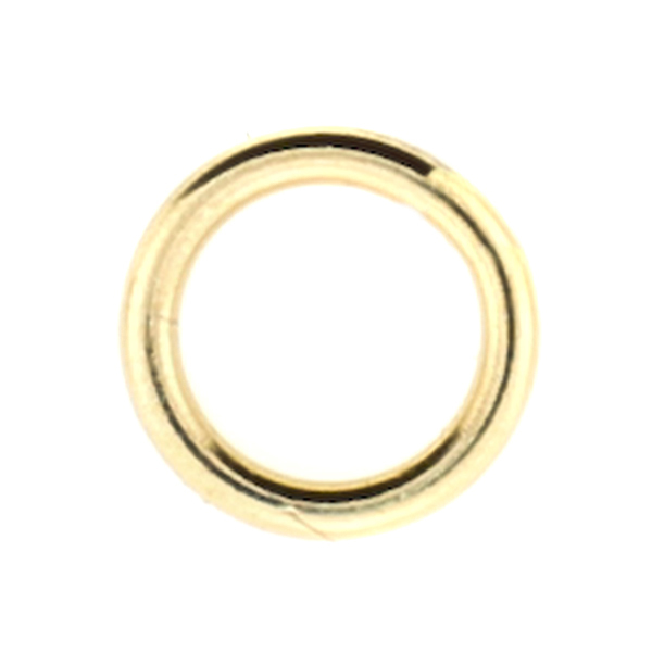 10pc 5mm Gold Filled CLOSED Jump Ring, All gauges, Made in USA, Wholesale