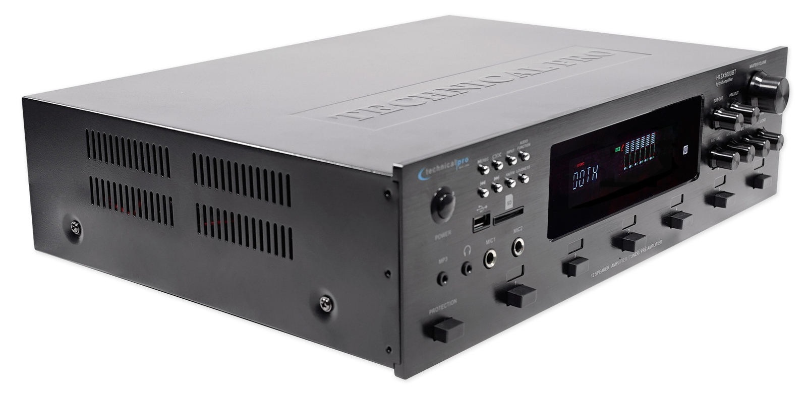 Technical Pro 6000w 6) Zone, Home Theater Bluetooth Receiver+12) 6.5" Speakers