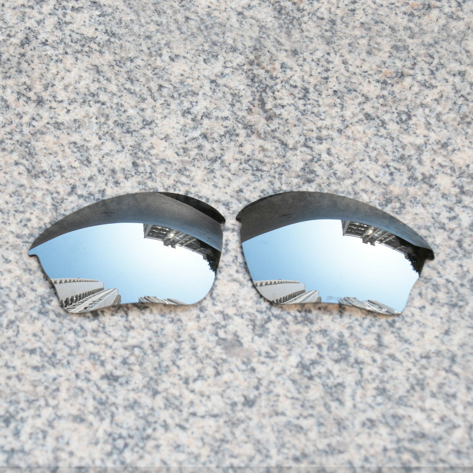 Silver Mirrored Replacement Lenses for-Oakley Half Jacket XLJ POLARIZED