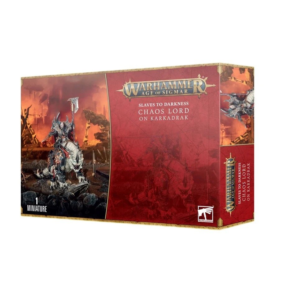 Warhammer Age of Sigmar Slaves to Darkness: Chaos Lord on Karkadrak GWS 83-62