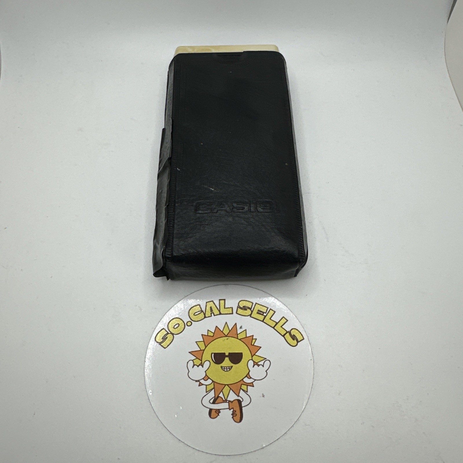 Casio Personal Mini Calculator/case Tested Working