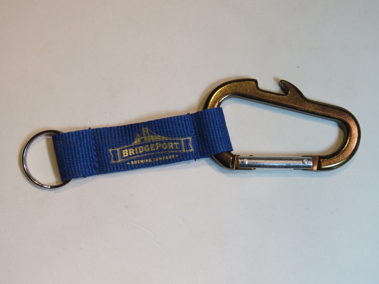 BEER Key Chain Carabiner Bottle Opener ~ BRIDGEPORT Brewing Co ~ Portland, OR